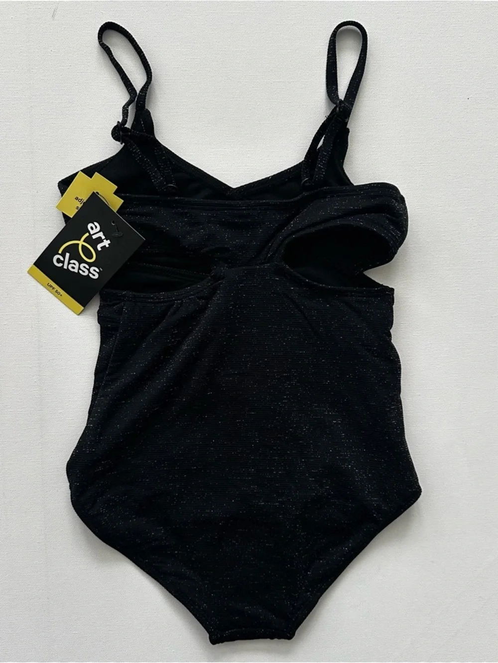 art class Black Sparkle One-Piece Swimsuit Size (6/7)